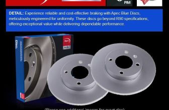 2x Brake Discs Pair Solid fits VW SCIROCCO Mk3 Rear 1.4 2.0 2.0D 08 to 17 253mm