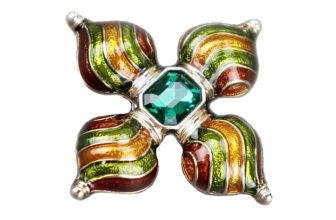 Crystal Brooch Elegant Lapel Pin Vintage Breastpin Jewelry Brooches