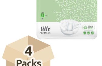 4x Lille Healthcare Suprem Fit Super Plus – Large – Pack of 22 – 2950ml