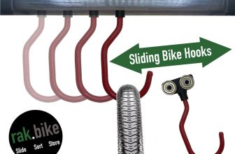Sliding Bike Hooks for Bicycle Storage Rack Build Custom Rail with Channel Strut