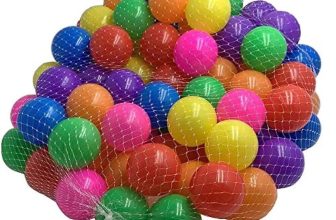 50 x Soft Plastic Ocean Balls Children Pit Kids Colourful Toys Play Pool Ball