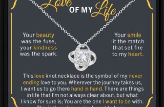 Love of My Life Gift Wife Necklace Girlfriend Gift Christmas Gift Valentine Gift
