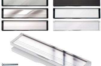 12″ 10″ Door Letter Box, 30cm 27cm Letterbox, uPVC Wood Composite Doors