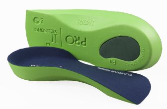 Pro 11 wellbeing 3/4 orthotic insoles fallen arches over pronation slim fit