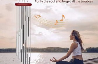 Wind Chimes Large Deep Tone Chapel Bells 6 Tubes Outdoor Garden Home Decor Gifts