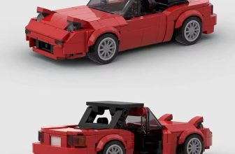1990 Mazda MX-5 | Red | Building Brick Set MOC – 306 Pieces