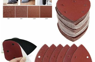 40X Mixed Mouse Sanding Sheets For Black and Decker Palm Sander Pads Sandpaper