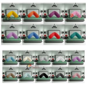 Teddy Fleece V Shape Pillow Cushion Case Cover Warm Soft Cosy Back Neck Support