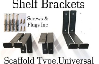 Heavy Duty Shelf Brackets Scaffold Board & Universal Steel Shelving Brackets UK