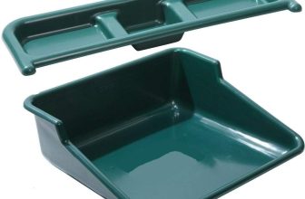 Large Green Plastic Potting Tray Tidy Plant Pot Table Garden Greenhouse + Shelf