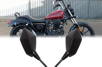 2x 10MM Motorcycle Side Mirrors Rearview Black For Lexmoto MICHIGAN 125 2015-on