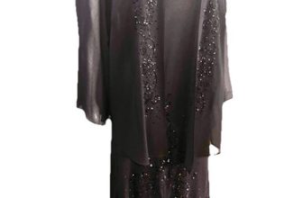R&M Richards Women’s Plus Size Beaded Jacket Dress – Mother of The Bride Dresses