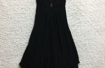 Torrid Dress 1X Adult Plus Black Fit Flare Mini Lace Sleeveless A Line Womens