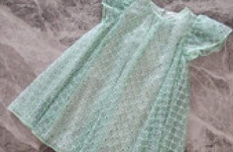 M&S Girls Mesh Sequin Party Dress ~ Size 7-8 Years