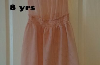 Girls Dresses ×2 pink and grey/black size 8-10 years