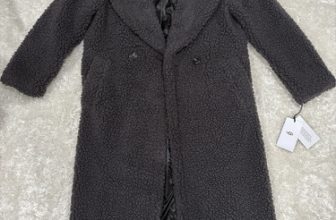 Anthropologie Maeve Long Teddy Coat Size Medium NWOT