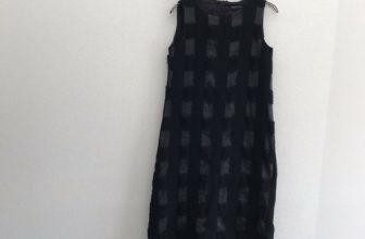 Skaist Taylor Mini Dress Women’s 12 Black Pockets Long Sleeve Keyhole Neck  – AC