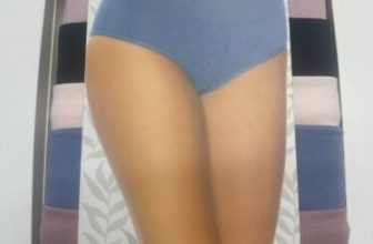 Felina, 5-Pack Pima Cotton Stretch Wide Waistband Hipster Panties (Size Large)