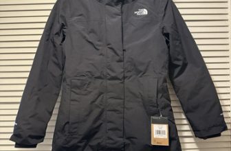 NWT Womens The North Face Arctic Parka Down Warm Winter Jacket – Black / Blonde