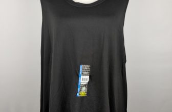 Pair of Women’s Plus Size AVIA Workout Crossover Racerback Tanks Tops, XXXL (22)