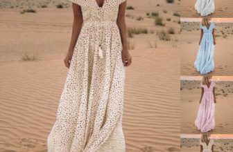 Womens Holiday Boho Dress Ladies Summer Sundress Plus Size Beach Long Maxi Dress