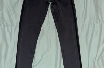 adidas Originals Women’s 3-Stripes Leggings, Black, Trefoil, running Gym pants