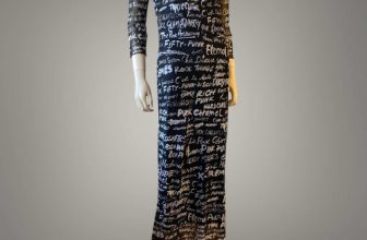 Cheap And Chic Moschino Striped Lace Trim Detailed Flared Maxi Dress Size 10