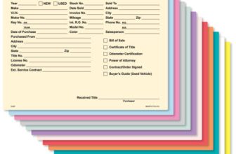 Printed 9″ x 12″ Vehicle Car Dealer Deal Jackets Envelopes (Package of 500)