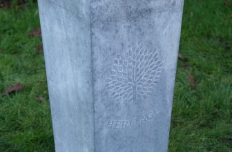 Large Zinc Square Vase Garden Plants Trees Tall Planter