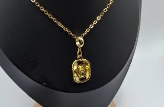 NEW Cowboy Cowgirl Hat Stenson Charm Pendant Gold Necklace Jewellery Western