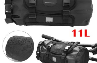 SAHOO Waterproof Bike Handlebar Bag Front Bicycle Dry Pack Large Capacity Road