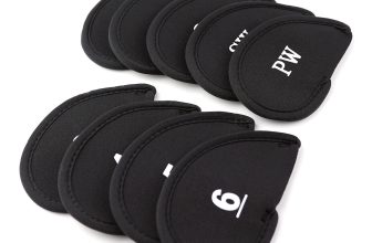 (Set of 9) Soft & Super Lightweight Golf Iron Clubs Head Covers Protectors Sets