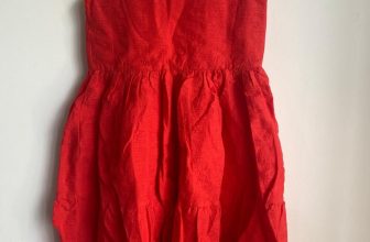 John Lewis Girls Red Dress Size 8 YEARS