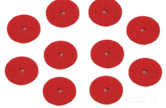 10 SEWING MACHINE SPOOL PIN RED FELTS FITS SINGER/BROTHER/TOYOTA/JANOME/BERNINA