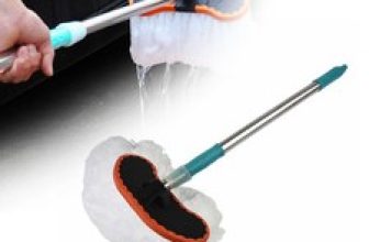 New Car Wash Cleaning Brush Duster Dust Wax Mop Microfiber Telescoping Dusting