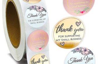 Thank You for Supporting My Small Business Decor Gift Packaging Envelope Labels