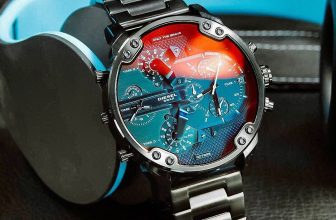 NEW GENUINE DIESEL MENS WATCH MR. BIG DADDY 2.0 XL STAINLESS STEEL ION DZ7395 UK