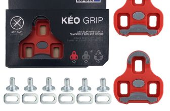 1x LOOK KEO Grip Anti-Slip Cleats Bicycle Pedals Red 9˚ Float Road Bike