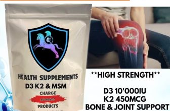 Vitamin D3 10’000iu K2 450mcg 650mg Capsules High Strength Vit D3 K2 Immunity