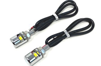 Motorbike LED Bolt Lights License Number Plate for Harley Davidson Sportster x2