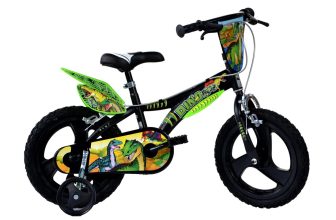 Dino Bikes Dinosaur Bicycle 14″ Bike Cycling Removable Stabilisers 4-7 Years