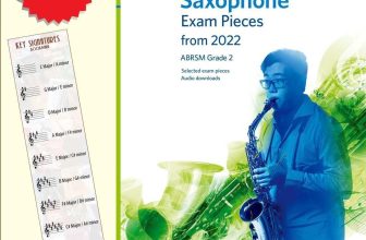 ABRSM Saxophone Exam Pieces Grade 2 from 2022 Music Book + FREE Key Sig Bookmark