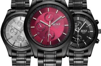 Bosck Top Brand Luxury Men Steel Quartz Wristwatches Male