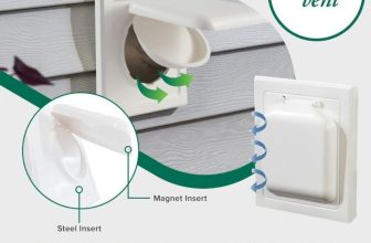 Highest UV Resistant Dual Door Dryer Vent Cover  House Ventilation