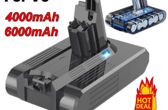 6000mAh Battery for Dyson V6 Animal DC58 DC59 DC62 DC72 DC74 SV03 SV06 SV05 SV09