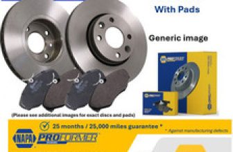 2x Vented Brake Discs and Pads fits SKODA OCTAVIA Mk3 1.2 Front 12 to 17 276mm