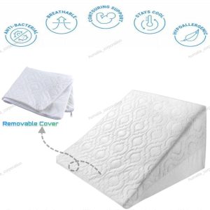 Wedge Pillow Orthopaedic Acid Reflux Back Support Bed Cushion Back Foam Rest Leg