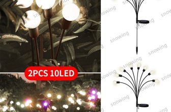 LED Solar Firefly Light Garden Waterproof Swaying Lamp Outdoor Landscape Decor