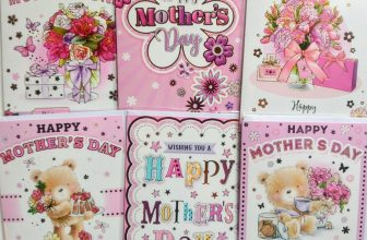 Mothers Day Card Happy Mother’s Day Mum Assorted Designs Cute and Floral 7X5″