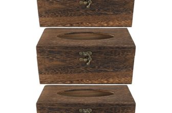 3 Pcs Napkin Dispenser House Vintage Napkins Paper Wooden Box